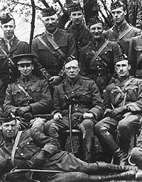 Уинстон Черчилль - командир 6-го батальона Королевских шотландских стрелков, 1916