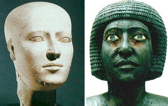 Образцы египетского искусства. Статуи представителей династической расы