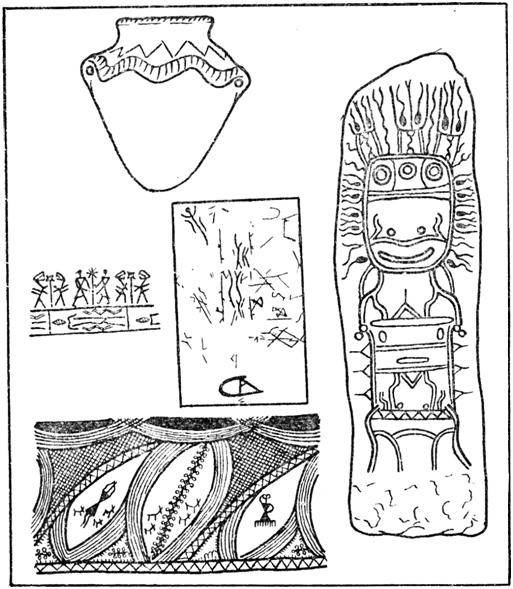 Зародыше- и змеевидные символы в различных культурах III тысячелетия до нашей эры