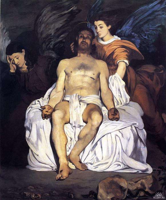Эдуард Мане - Мёртвый Христос с ангелами