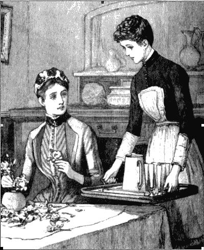 Хозяйка и горничная. Рисунок из журнала «Кэсселс». 1887