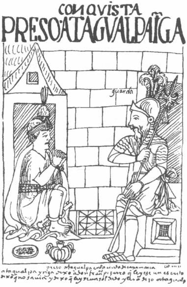 Атауалъпа, пленник испанцев