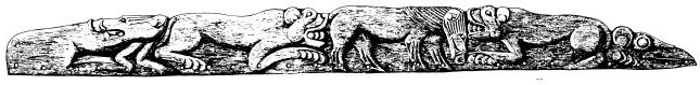 Деревянная основа колчана из женского погребения