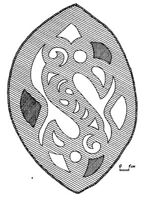 Войлочный "медальон" - украшение луки седла