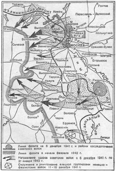 Разгром немецко-фашистских войск под Москвой (декабрь 1941 г. - январь 1942 г.)