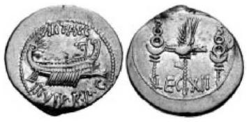 Монета XII Громоносного легиона