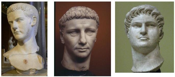 Калигула (37 - 41) Клавдий (41 - 54) Нерон (54 - 68) 