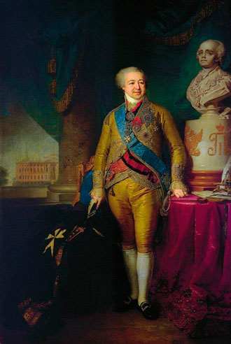 В. Л. Боровиковский. Портрет А. Б. Куракина. 1800-1801