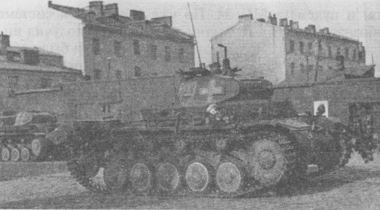 Танки Pz.II Ausf.C 36-го танкового полка 4-й танковой дивизии Вермахта во время боёв в Варшаве 8–9 сентября 1939 года.