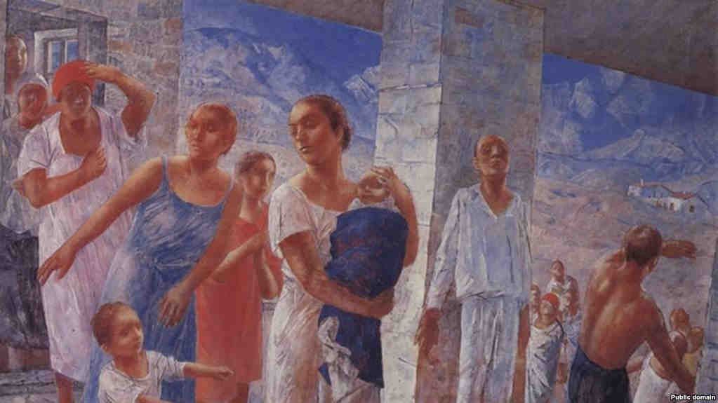 Знаменитая картина Кузьмы Петрова-Водкина о крымском землетрясении 1927 года
