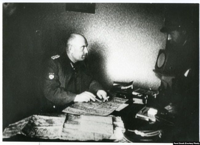 Генерал-майор РОА Сергей Буняченко в мае 1945 года