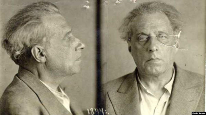Всеволод Мейерхольд (1874–1940), тюремная фотография