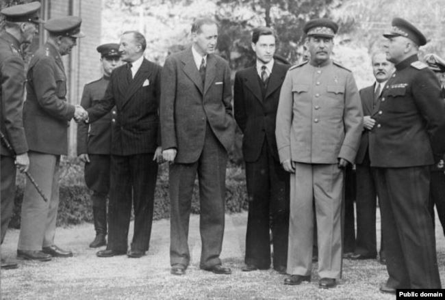 Сталин на Тегеранской конференции